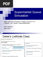 Supermarket Queue Simulation