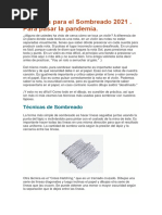 Técnicas para El Sombreado 2021