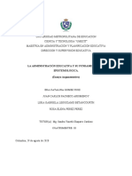 Ensayo Argumentativo. Administración Educativa