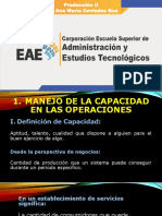 Manejo de La Capacidad en Las Operaciones 1 PDF