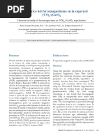 Estudio Teórico Del Ferromagnetismo en La Superred (VN) / (Gan)