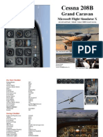 FSX-Cessna Caravan Checklist Speeds Altitudes 208B