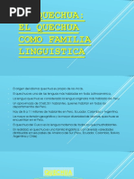 El Quechua Como Familia Linguistica