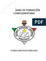 Planes Analiticos PFC 2009 - 2016 PDF