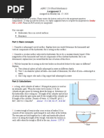 Assignment 3: APSC 253 Fluid Mechanics