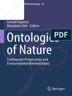 Ontologies of Nature: Gerard Kuperus Marjolein Oele Editors