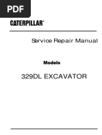 Caterpillar Cat 329DL EXCAVATOR (Prefix WLT) Service Repair Manual (WLT00001 and Up) PDF