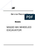 Caterpillar Cat M322D MH Wheeled Excavator (Prefix P3W) Service Repair Manual (P3W00001 and Up) PDF