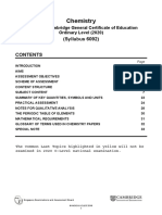 Chemistry: (Syllabus 6092)