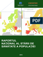 Raport National Privind Starea de Sanatate A Populatiei Romaniei 2018 PDF