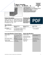 Motor Controllers AC Semiconductor Motor Controller Types RSE 22 .. - B, RSE 4. .. - B, RSE 60 .. - B