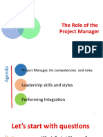 The Role of The Project Manager