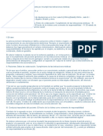 La Responsabilidad Del Paciente Por Incumplir Las Indicaciones Médicas. RESPONSABILIDAD PROFESIONAL MÉDICA EXIMENTES INTERRUPCIÓN DEL NEXO CAUSAL. PREVOT LA LEY 2009