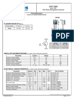 Features TO-92: 0.8A, 35V NPN Plastic-Encapsulated Transistor Elektronische Bauelemente