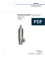 Operating Instructions: Overflow Valves Typ 5076