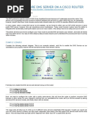 How To Configure DNS Server On A Cisco Router