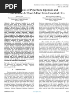 Synthesis of Piperitone Epoxide and P-Menthane-8-Thiol-3-One From Essential Oils