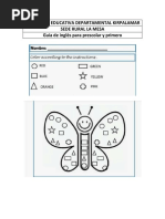 Guias Ingles Primero y Preescolar.