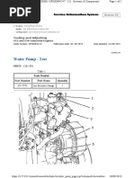 C15 & C18 Water Pump - Test