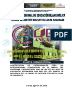 TDR CUARTA CONVOCATORIA CAS PP090 UGEL ANGARAES - 2020 (1) Origin PDF