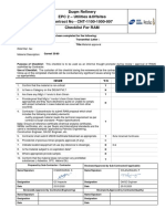 Duqm Refinery Epc 2 - Utilities &offsites Contract No - CNT-1100-1000-007 Checklist For RAM