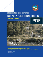 Manual of Mini Hydropower Survey and Design Tools 2013 PDF