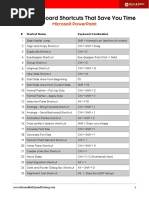 Keyboard Shortcuts