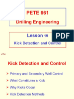 Kick Detection and Control