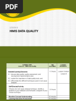 Hmis Data Quality: Lesson 8