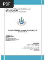 Solution-3673 Ecological Building Design & Materials Assign - 1