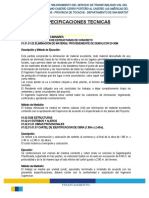 Especificaciones Técnicas Ponton