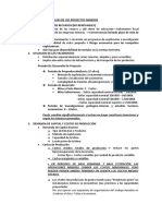 Caracteristicas Especiales de Los Proyectos Mineros