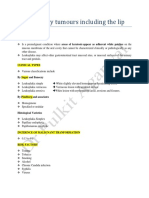 Oral Cavity Tumours Including The Lip