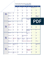 Calendario Semanal 2024