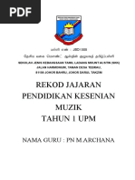 Borang Jajaran Muzik Tahun 1 Upm