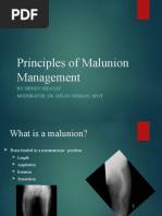 Principles of Malunion Management