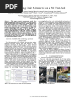 Beamforming Gain Measured On A 5G Test-Bed