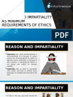 Lesson 7: Reason and Impartiality As Minimum Requirements of Ethics