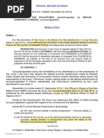 Plaintiff-Appellee Vs Vs Accused-Appellant: Special Second Division