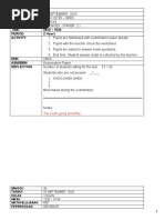 Week Date Class Subject Paper Exam Time 0830 - 1030 Period 2 Hours Activity