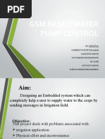 GSM Based Water Pump Controller