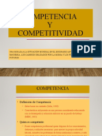 Competencia y Competitividad