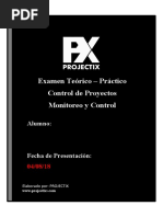 Examen - Control de Proyectos