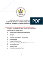 Herbal Medicines Technical Information Submission - Template 1