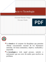 Ciencia Vs Tecnología (Noveno Grado)