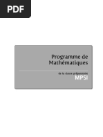 Programme Pedagogique Marocain Maths Mpsi