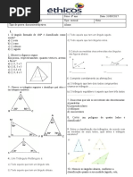 Avaliação 6º Ano 3 Bim