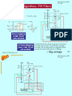 Mapping of Algorithms: FIR Filters: Big Savings