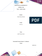 Pedagogical Experience I (551024A - 764) Task 1 - Initial Activity