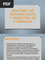 Sistema de Informacion y Registro de Formulas Diapositivas